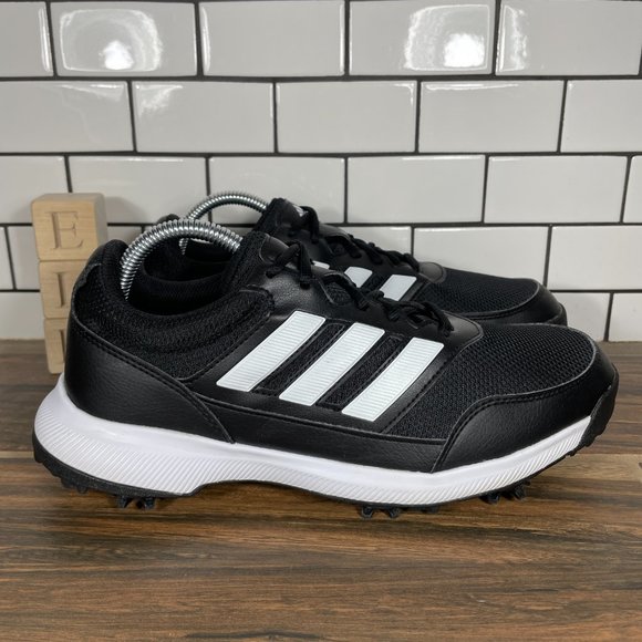 adidas Tech Response 2.0 Mens Sz 8.5 Golf Shoes Black White Spiked Sneakers main image 10